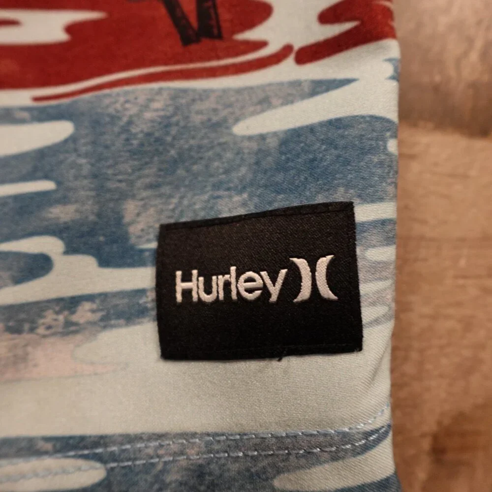 Hurley‎ XL Swim Trunks – Men's XL Tropical Island Print Board Shorts